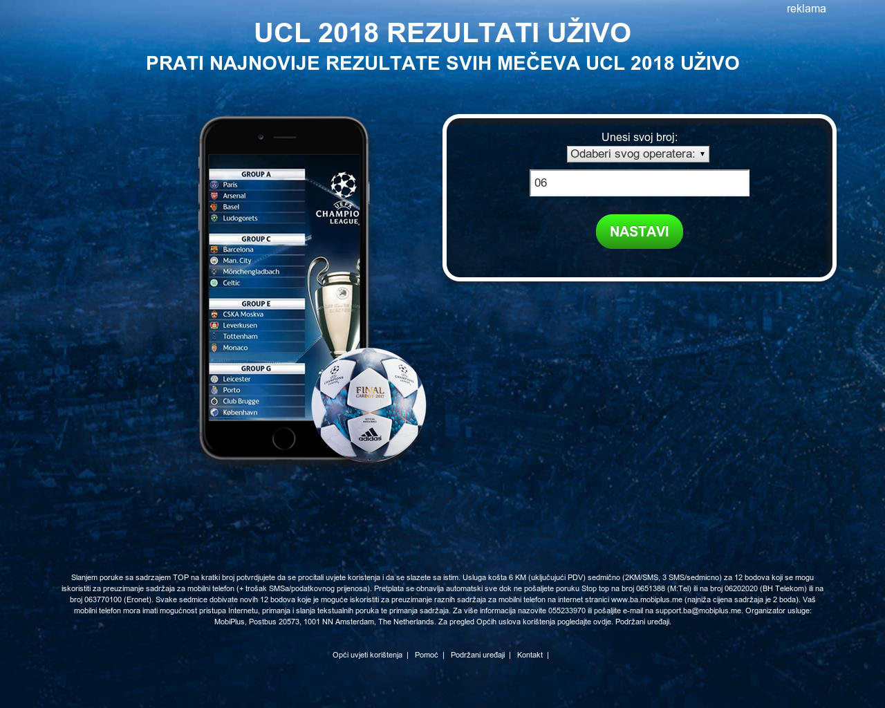  Get UCL Results Live